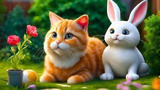 Cat vs Rabbit, Kitten vs Bunny: who’s cuter? Kittens, Cats, Rabbits, Bunnies: The Best Animal Moment