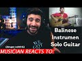 dengan subtitle | Alip Ba Ta | Balinese Instrumen Solo Guitar | Reaction