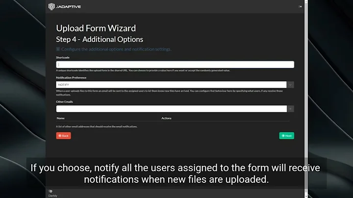 Secure File Exchange: Creating an Upload Form