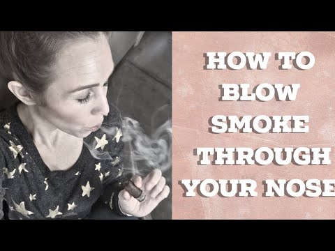 Video: How to Get Smoke Out of the Nose: 9 Steps (with Pictures)