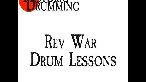 Historic Drumming Lesson No. 18 | Drum Rudiment 9-Stroke Roll