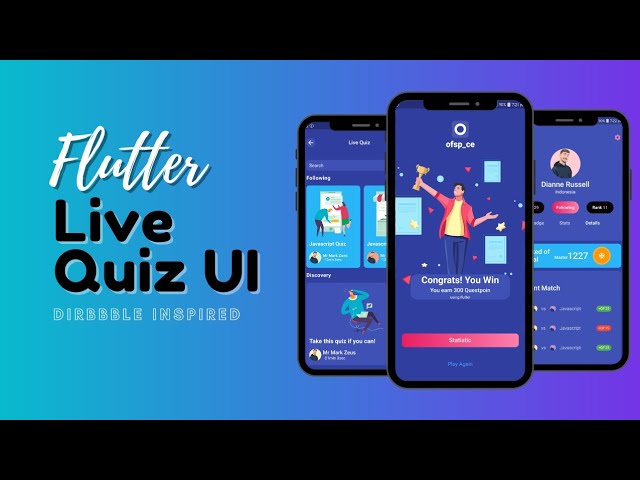 Quiz App  Quiz design, App interface design, App design inspiration