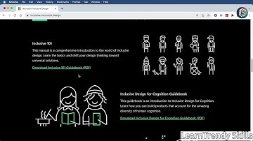 Inclusive Design at Microsoft: An Overview for Designers & Developers