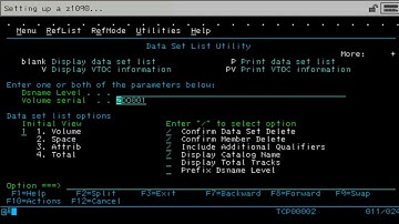 EP01: First setup on z/OS