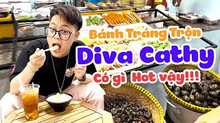 Bánh tráng trộn Diva Cát Thy có gì hot đến vậy   vyhoangcupid  vlog vyhoang divacatthy