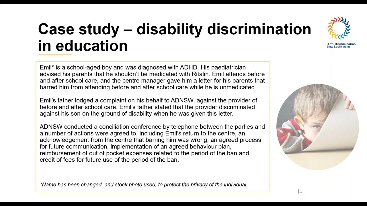 Disability Rights Webinar Anti Discrimination Nsw Youtube 