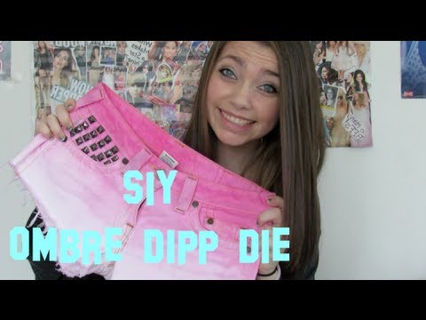 SIY: OMBRE Dip Dye Studded Shorts!