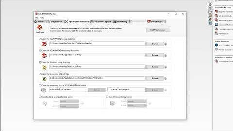 Tips for using the SOLIDWORKS RX Diagnostics Tool