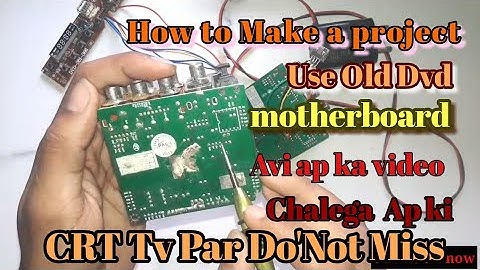 How To Make A Usb Player Use Old DVD Motherboard.