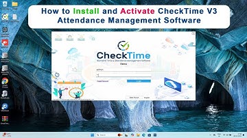 How to Install and Activate CheckTime V3  Attendance Management  #aipowered  Software