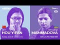 Yifan vs Mammadova | Women's Speed Chess Championship | !wscc !format