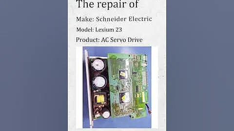 Schneider Electric | Lexium 23- LXM23DU04M3X | AC Servo Drive - Repair @ Advanced Micro Services