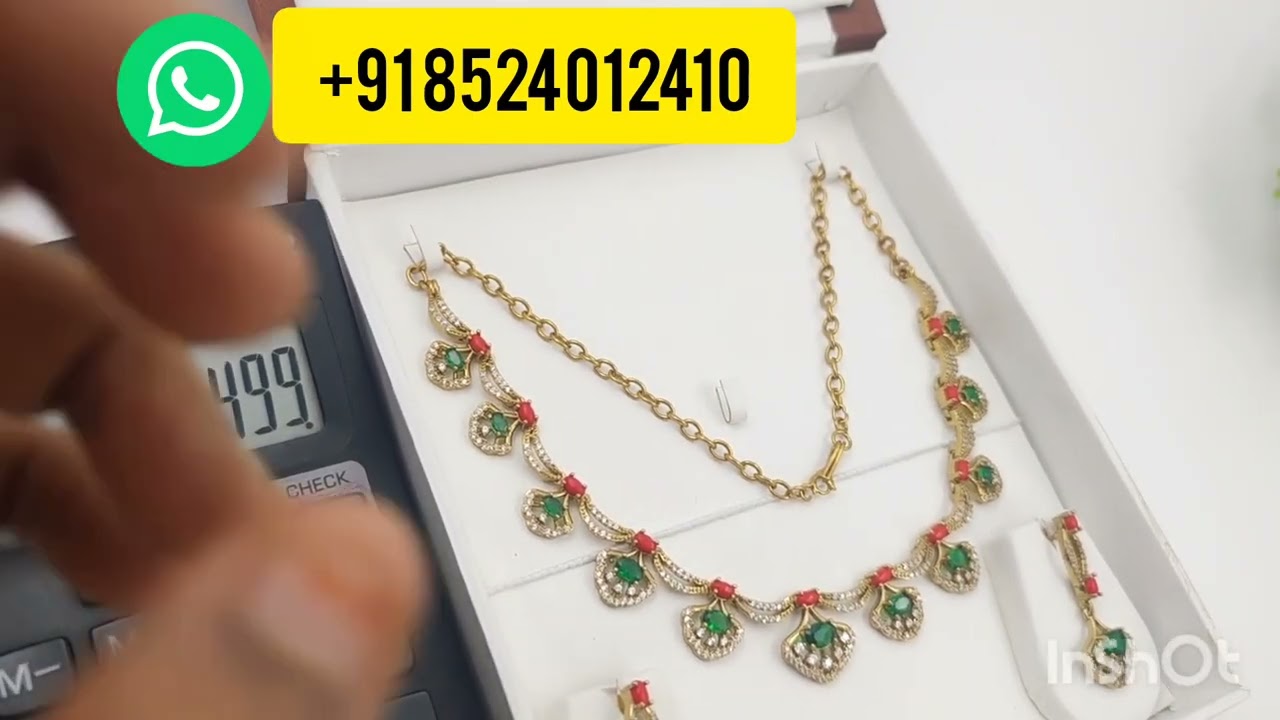 GOLD LOOK LIKE JEWELLERY COLLECTION..TO ORDER WATSAPP +91. 8524012410..