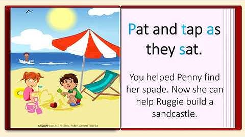 PHONICS PHASE 2  SET 1- TEACHING RESOURCE supporting early readers- RUGGIE GOES TO THE SEASIDE