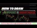 AUTO DRAW SUPPORT AND RESISTANCE AND NON REPAINT BINARY INDICATOR FOR FREE | DON'T MISS