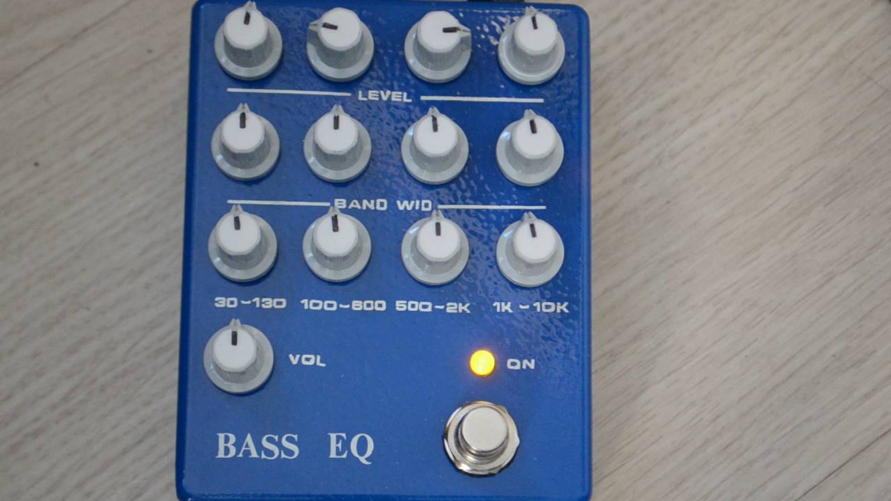 Bass guitar parametric equalizer part 1 YouTube