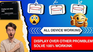How to Fix Display Over Other Apps Problem in Any Android Phone | 100% Working Solution