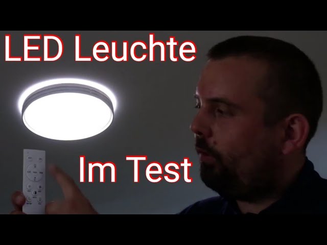 Deckenlampe Deckenleuchte - Lautsprecher mit Eindruck Lux Installation Livarno Unboxing Bluetooth YouTube