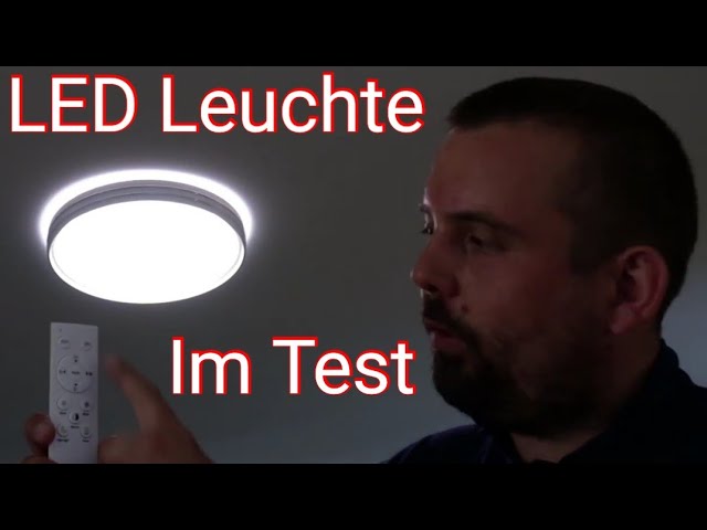 Unboxing Livarno Lux Deckenlampe Deckenleuchte mit Bluetooth Lautsprecher  Eindruck Installation - YouTube