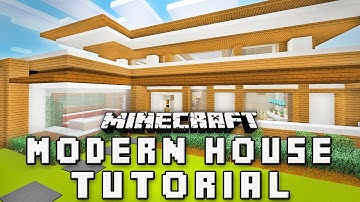 Minecraft Tutorial:  How To Build A Modern House   (Part 3 Design Inspiration )