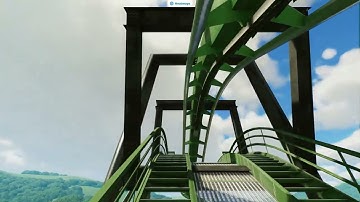 Planet Coaster 2 B&M Invert First Person Coaster Ride RTX Ultra Settings