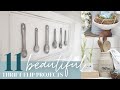 11 DIY thrift flips projects DONE ✅️ spring DIY home decor from thrifted finds