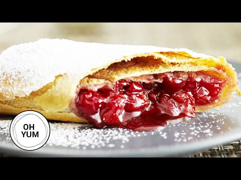 Video: Strudel Với Dâu Tây Và Nho Khô