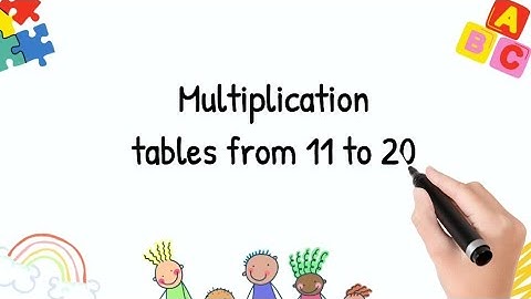 Mastering Multiplication Tables  Complete Guide from 11 to 20#multiplicationtables #tablesong #table