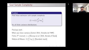 A&C Seminar: Jasper Lee - Optimal Sub-Gaussian Mean Estimation in R