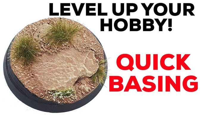Basing Miniatures with Sand (Quick Method) - Tangible Day