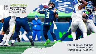 How Russell Wilson Improved his Downfield Passing | Next Gen Stats