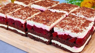 🍒🔝Самый сливочный вишневый пирог, который я когда-либо ел! Я пеку этот торт каждую неделю.