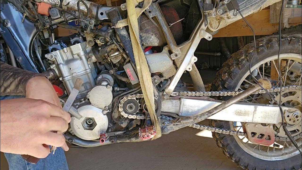 DRZ 400 Valve Adjustment And Loctite Mod YouTube