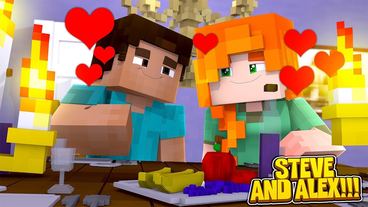 Minecraft Steve And Alex Wallpaper