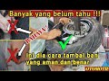 Jangan main tusuk !! ini dia cara tambal ban tubeless yang aman dan benar ( kapok pakai cara cepat )