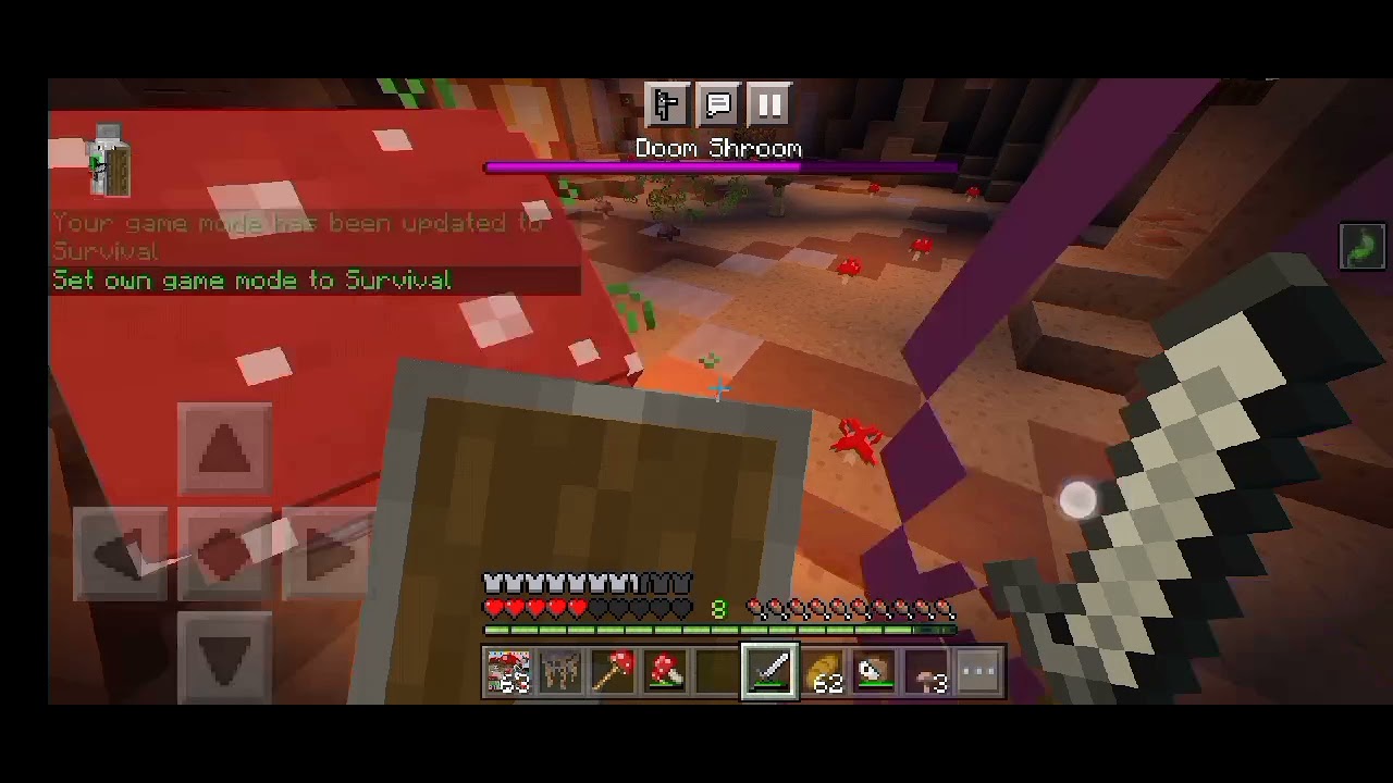 Minecraft Gloom And Shroom Addon Boss Fight - YouTube