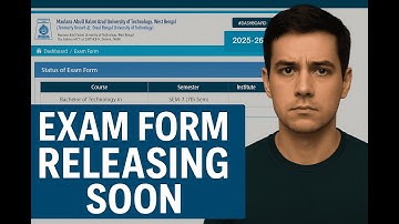 Exam form is ready to be released! Be Prepared #makautsemester #makautuniversity #oddsem2025 #makaut