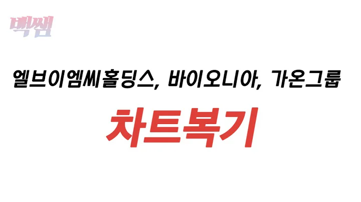 차트복기 - 엘브이엠씨홀딩스, 바이오니아, 가온그룹 종목 분석