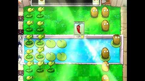 Plants vs. Zombies Walkthrough Part 10