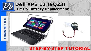 Dell XPS 12 (9Q23) CMOS Battery Video Tutorial Teardown