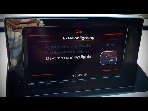 Audi Q3 (8U) DRL control from MMI/RMC activation