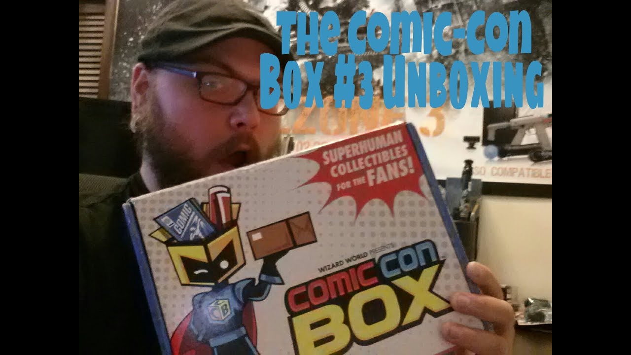Comic-Con Box #3 Adventure Unboxing and Sweet LOOTZ! - YouTube
