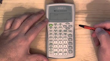 TI-30X IIB - Statistics - Mean