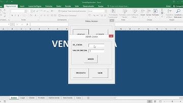 Crie um Controle de Vendas Utilizando o Excel e Programação VBA - Sistema Completo - Passo a Passo