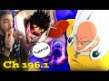 الشرير الجديد يظهر بقوة تقارع سايتاما وبلاست مراجعة الفصل 196 المعدل من مانجا ون بنش
