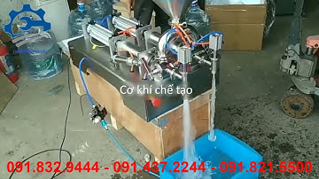 [HƯỚNG DẪN] Sử dụng đối với máy chiết rót chất lỏng 2 vòi, máy chiết rót serum