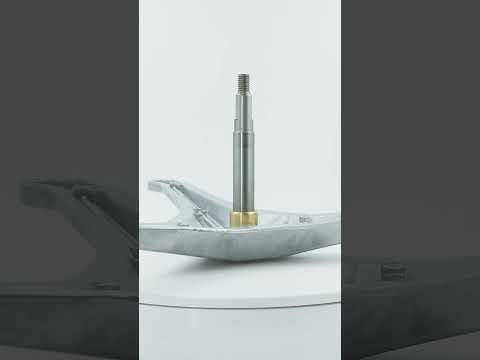 Хрестовина для пральної машини Whirlpool 481953578164, EBI COD.050, d=15/17/22 мм, l=118 мм, видео 1