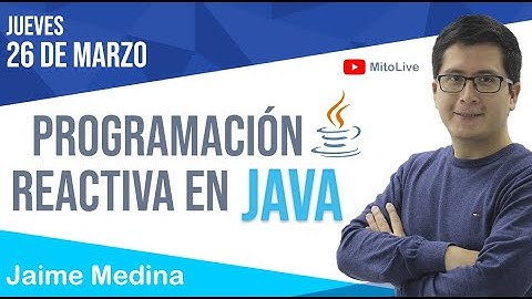 #MitoLive Programación Reactiva en Java