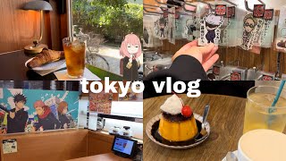 shopping in harajuku, cafe hopping, shibuya sky, lots of good food, anime merch | tokyo vlog