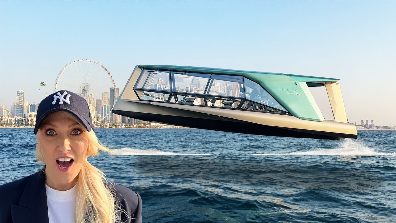 ⁣BMW Flying Glass Yacht!